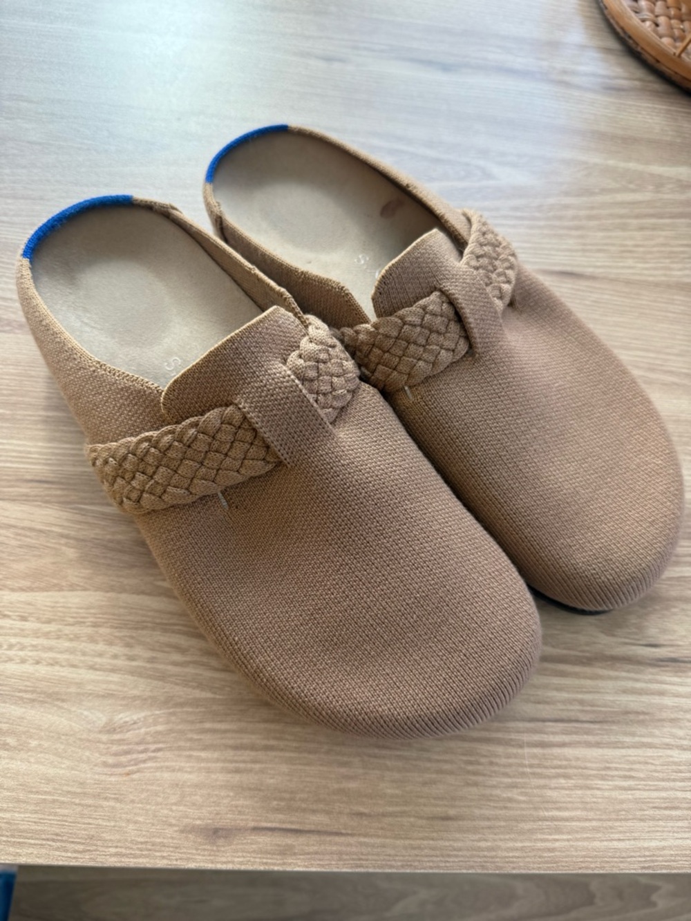 Rothy’s Braided Clog in Tan Size 7
